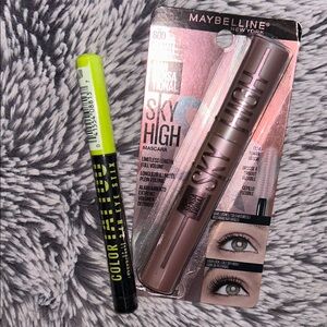Maybelline Sky High Mascara and Color Tattoo Eye Stix